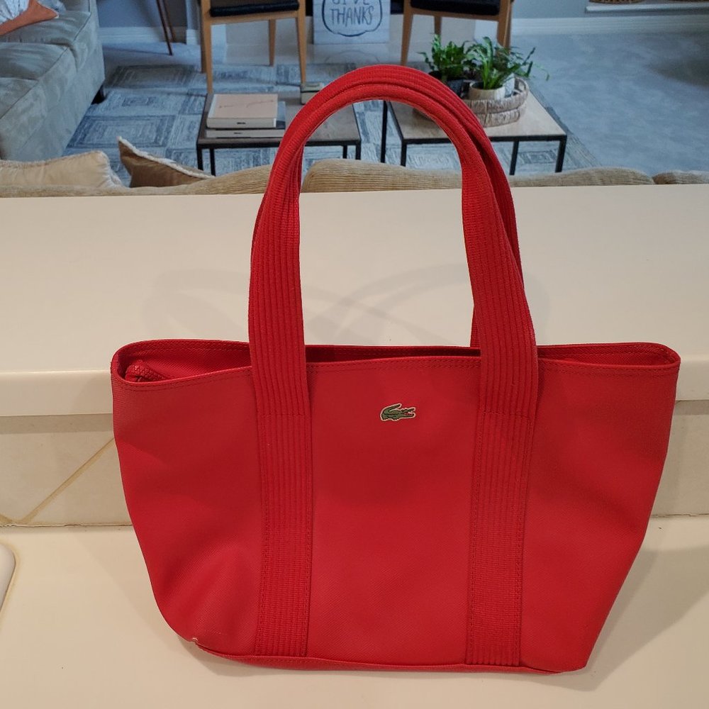 Lacoste Red Tote
